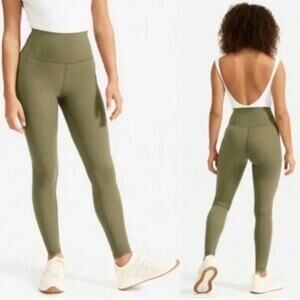 Everlane Perform Renew Leggings  Small Lichen Olive Green Workout Gym Activewear